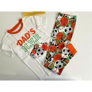 Childrens Place Boys Pajamas 5T Dad's MVP